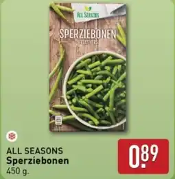 ALDI All Seasons Sperziebonen aanbieding