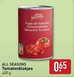 ALDI Alls Seasons Tomatenblokjes aanbieding