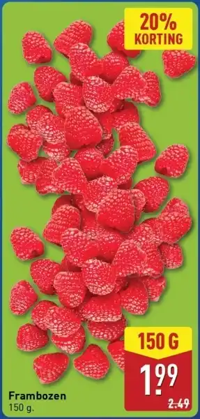 ALDI Frambozen aanbieding
