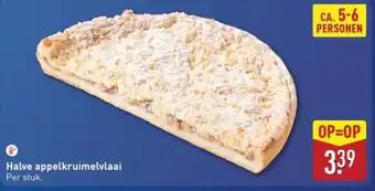 ALDI Halve appelkruimelvlaai aanbieding