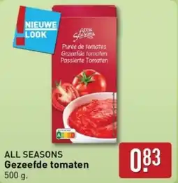 ALDI All Seasons Gezeefde Tomaten aanbieding