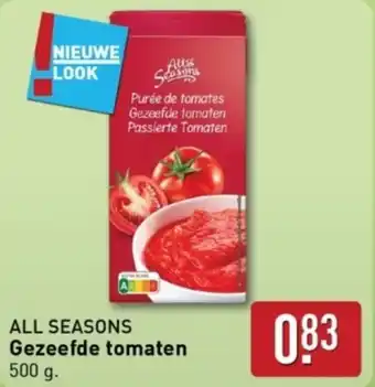 ALDI All Seasons Gezeefde Tomaten aanbieding