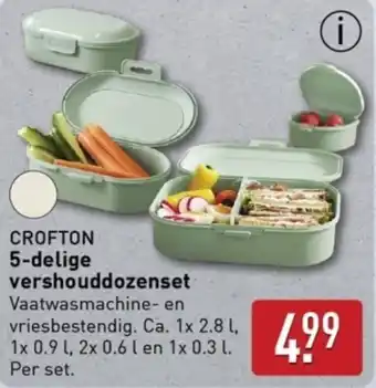 ALDI Crofton 5-delige vershouddozenset aanbieding