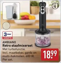 ALDI Ambiano Retro Ataafmixerset aanbieding