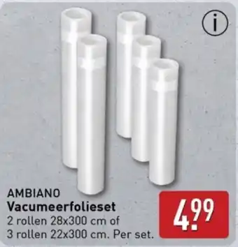 ALDI Ambiano Vacumeerfolieset aanbieding