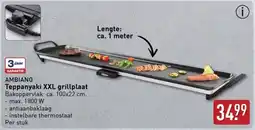 ALDI Ambiano Teppanyaki XXL Grillplaat aanbieding