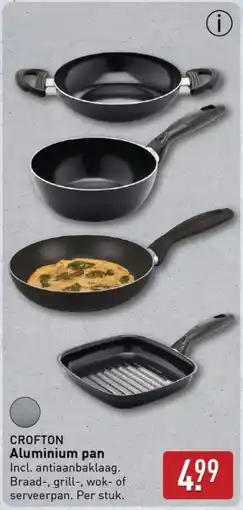ALDI Crofton Aluminium pan aanbieding