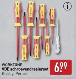 ALDI Workzone VDE schroevendraaierset aanbieding