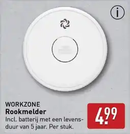 ALDI Workzone rookmelder aanbieding