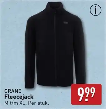 ALDI Crane fleecejack aanbieding