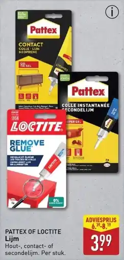 ALDI Pattex of loctite lijm aanbieding
