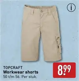 ALDI Topcraft Workwear shorts aanbieding