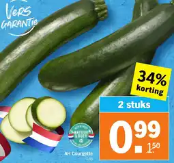 Albert Heijn AH Courgette aanbieding