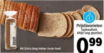 Albert Heijn AH Extra lang lekker bruin heel aanbieding