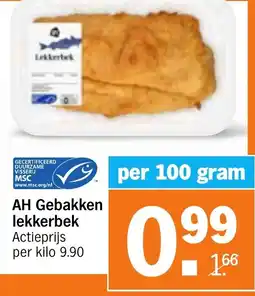 Albert Heijn AH Gebakken lekkerbek aanbieding
