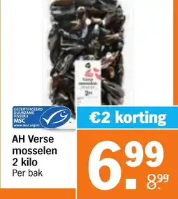 Albert Heijn AH Verse mosselen aanbieding