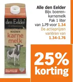 Albert Heijn Alle den Eelder aanbieding