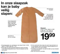 Zeeman Slaapzak aanbieding