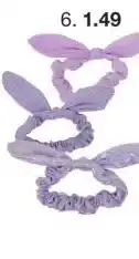 Zeeman Scrunchies met strik aanbieding
