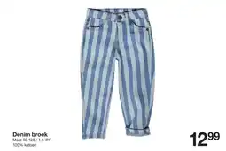 Zeeman Denim broek aanbieding