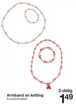 Zeeman Armband en ketting aanbieding