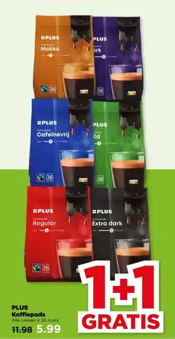 PLUS PLUS Koffiepads aanbieding