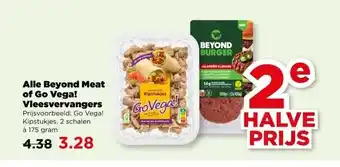 PLUS Alle Beyond Meat of Go Vega! Vleesvervangers aanbieding