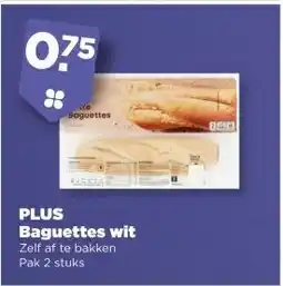 PLUS PLUS Baguettes wit aanbieding