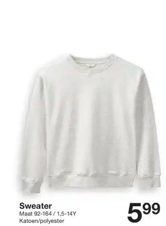 Zeeman Sweater aanbieding