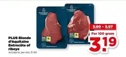 PLUS PLUS Blonde d'Aquitaine Entrecôte of ribeye aanbieding