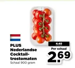 PLUS PLUS Nederlandse Cocktail trostomaten aanbieding