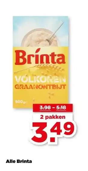 PLUS Alle Brinta aanbieding