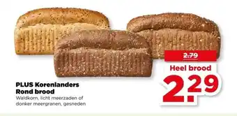 PLUS PLUS Korenlanders Rond brood aanbieding