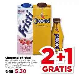 PLUS Chocomel of Fristi aanbieding