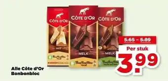 PLUS Alle Côte d'Or Bonbonbloc aanbieding