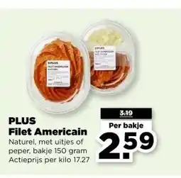 PLUS PLUS Filet Americain aanbieding