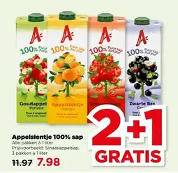 PLUS Appelsientje 100% sap aanbieding
