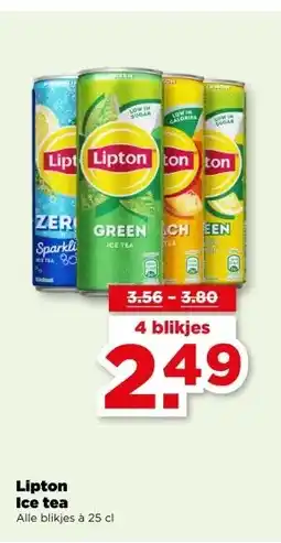 PLUS Lipton Ice tea aanbieding