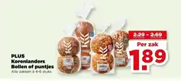 PLUS PLUS Korenlanders Bollen of puntjes aanbieding
