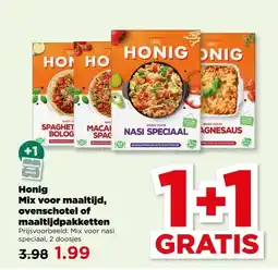 PLUS Honig Mix voor maaltijd, ovenschotel of maaltijdpakketten aanbieding