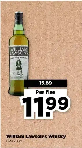 PLUS William Lawson's Whisky aanbieding