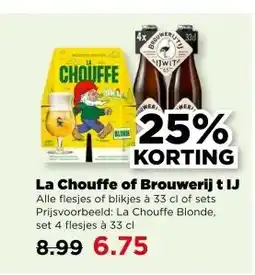 PLUS La Chouffe of Brouwerij t IJ aanbieding