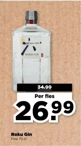 PLUS Roku Gin aanbieding