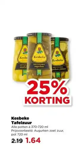 PLUS Kesbeke Tafelzuur aanbieding