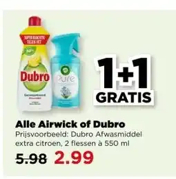 PLUS Alle Airwick of Dubro aanbieding