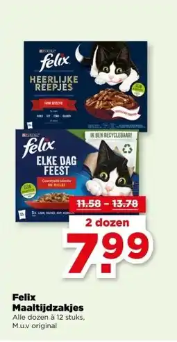 PLUS Felix Maaltijdzakjes aanbieding