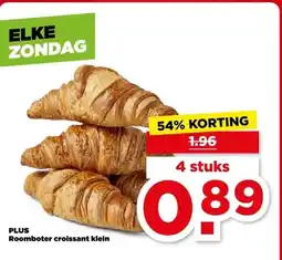 PLUS PLUS Roomboter croissant klein aanbieding