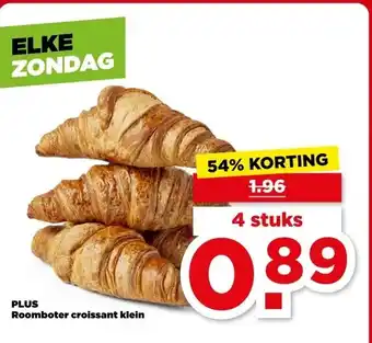 PLUS PLUS Roomboter croissant klein aanbieding