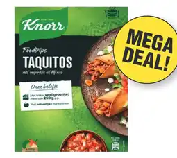 Budget Food Knorr Wereldgerechten Foodtrips Taquitos aanbieding