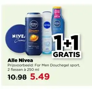 PLUS Alle Nivea aanbieding
